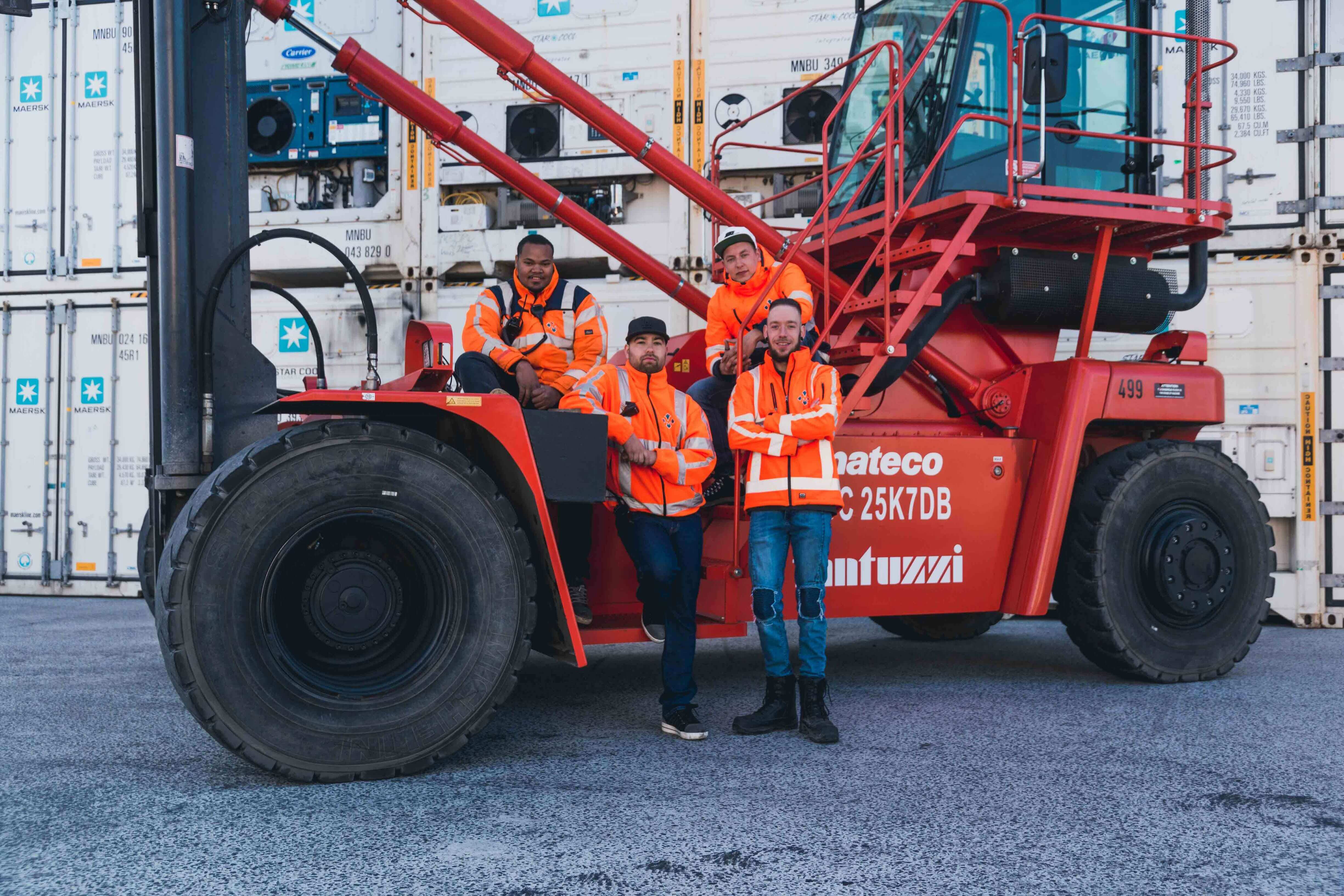 Werken in de Rotterdamse haven team