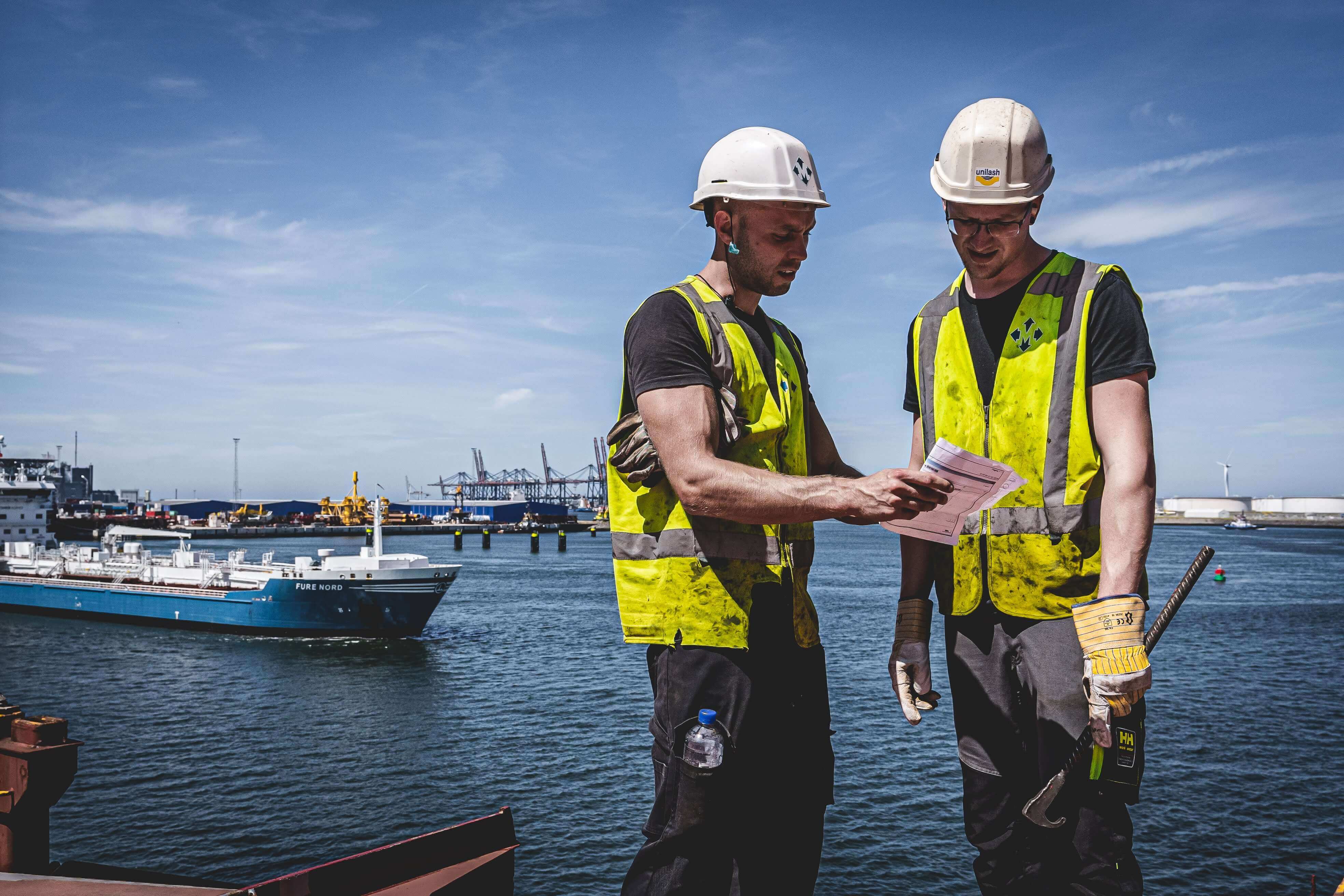 Werken als sjorder in de Rotterdamse haven